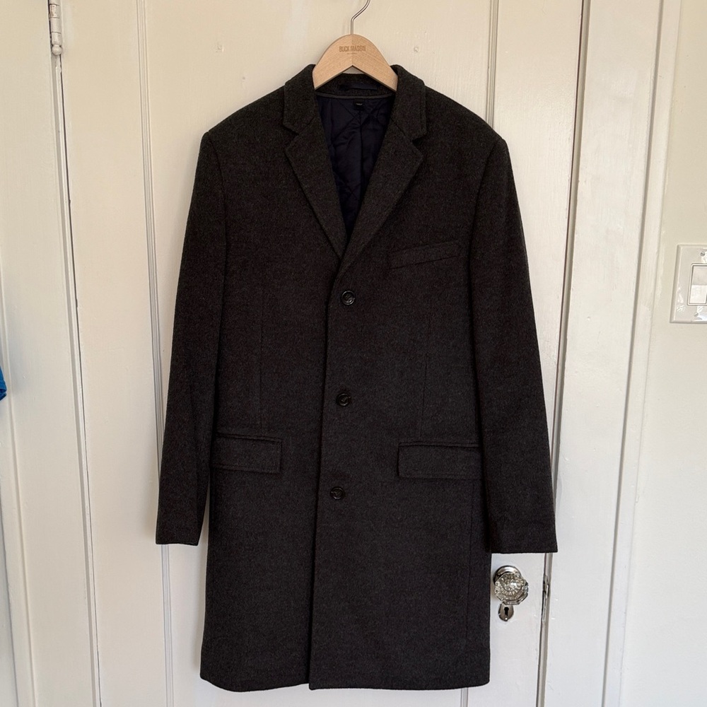 J. Crew Ludlow Charcoal Wool Coat